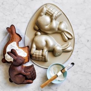 Nordic Ware Easter Bunny Cake Pan, 3-D